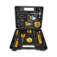 Kit d'outils combinés de qualité industrielle pour la maison, boîte rigide, kit de réparation d'urgence automobile, certifié CE, pièces de rechange portables