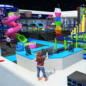 Équipement de jeu intérieur pour tout-petits, grande aire de jeux intérieure pour enfants, aire de jeux intérieure - Product Image 1