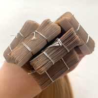 Extensions de cheveux à bandes adhésives 2,5g/pc, 100% cheveux vierges Remy, qualité supérieure, double épaisseur, livraison rapide – Ventes flash usine