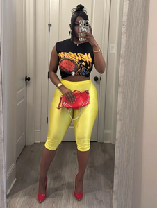 Set di Top e Gonne Stampate per Donna, <span class=keywords><strong>Abbigliamento</strong></span> Casual da Strada, Completo Due Pezzi con Pantaloncini - Product Image 6