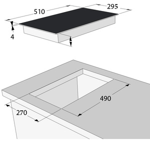 Table de cuisson infrarouge électrique 220 Volts 3000W avec deux anneaux Table de cuisson vitrocéramique intégrée LT2V-47 cuisinière - Product Image 6