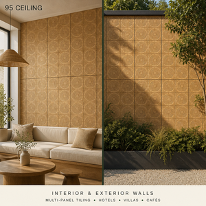 Panneaux muraux en PU effet teck vieilli pour extérieur, texture bois, revêtement mural pour cave de dégustation - Product Image 3