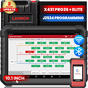 Khởi động x431 pro3s + Elite j2534 reprogramming công cụ ECU mã hóa topology tất cả các hệ thống xe công cụ chẩn đoán OBD2 máy quét - Product Image 1
