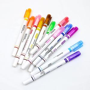 BECOL ชุดปากกาไฮไลท์ทรงโค้ง<span class=keywords><strong>12</strong></span>สี,ปากกาเน้นเส้นทรงโค้งปลายคู่ดีไซน์ใหม่ - Product Image 5