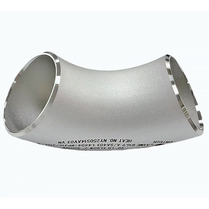 Codo de Acero Inoxidable Soldado sin Costuras de 90 Grados, Curva de Cabeza Redonda de Radio Largo, Conexión de Tubería Estándar ASME B16.9 SA403 - Product Image 2