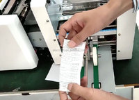 Machine à plier le papier électrique automatique, machines de haute qualité pour les dossiers en carton pour les petites entreprises
