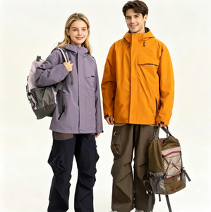 Veste <span class=keywords><strong>polaire</strong></span> unisexe 3-en-1 à capuche amovible, personnalisable avec logo OEM, imperméable, coupe-vent, pour l'hiver, la randonnée en extérieur, impression sur écran - Product Image 1