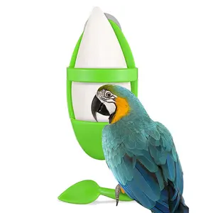 Parrot Supplies Plastic Cuttlebone Vegetable Fruits Cup Rack Bird Feeding Holder for Birds Parakeet Budgies Lovebird Feeder