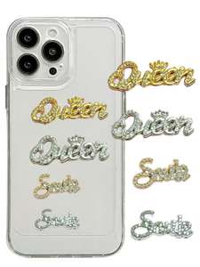 Nouveau Flash <span class=keywords><strong>diamant</strong></span> arc plat bricolage résine accessoires indésirable coque de téléphone Ipadcase décoration charme Kawaii bricolage artisanat pièces - Product Image 6