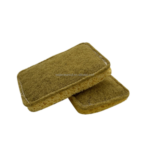 Tùy chỉnh tự nhiên Cellulose sinh thái thân thiện nhà bếp món ăn làm sạch ghép mí lon dừa sisal miếng bọt biển - Product Image 1