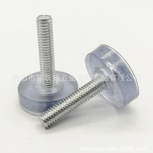 Patas Ajustables para Muebles, 24 mm de Diámetro, Plástico Transparente, Patas Metálicas para Mesa y Silla, Fácil Instalación - Product Image 4