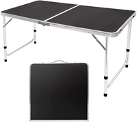 Table pliante de pique-nique de plage de parasol de camping en aluminium portable de haute qualité en gros
