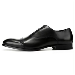 Chaussures Oxford décontractées en cuir véritable faites à la main, respirantes, imperméables, de qualité supérieure, pour le printemps, l'été et l'automne, vente en gros - Product Image 3