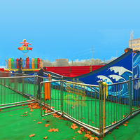 Manège aquatique rotatif pour enfants et familles, équipement d'attraction pour parc aquatique extérieur