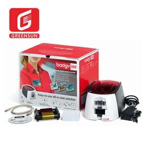 Evolis Pvc Card Printer Badgy100 Usb FR Printing Machine Wholesalers in North India Stock <strong>Mini</strong> Printer Notes Thermal Line <strong>Print</strong> - Product Image 4