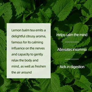 Thé en sachets de mélisse purement naturelle et biologique, directement de l'usine, faible MOQ et OEM, pour le <span class=keywords><strong>reflux</strong></span> <span class=keywords><strong>acide</strong></span>, thé relaxant et apaisant pour le bien-être - Product Image 2