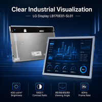 شاشة LCD TFT مقاس 17 بوصة طراز LB170E01-SL01 بدقة 1280×1024 SXGA IPS LVDS 30 دبوس للمعدات الصناعية