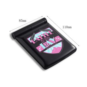 Customized Rectangle Black ABS Plastic UV Printing Foldable <b>Led</b> <b>Makeup</b> Cosmetic <b>Mirror</b> - Product Image 6