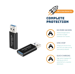 Câbles de données de charge rapide jusqu'à 50V-5A USB-A Data Blocker <span class=keywords><strong>Pro</strong></span> USB Defender Safe Charging Defender - Product Image 3