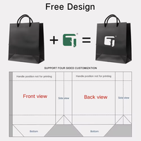 Tas Kertas Segitiga Ukuran Kustom dengan Cetak Logo untuk Perhiasan & Jam Tangan & Kacamata, Tas Kertas Kecil untuk Usaha Kecil