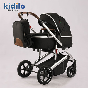 Cochecito de Bebé Kidilo Ligero de Metal con Cuatro Ruedas Plegable para 0-36 Meses, con Posición Sentada y Acostada, Amortiguador de Impactos y Bolsa para Mamá - Product Image 3