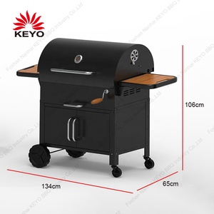 Tốt nhất BBQ nướng nhà sản xuất nhiệm vụ nặng nề nướng thịt nướng lớn than BBQ grills với tủ lưu trữ - Product Image 3