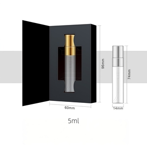 Individuelles Logo 5ml 10ml Schwarze Kraftpapier Recycelbare Geschenkbox für Kosmetik Gesichtscreme Rouge & Augencreme - Product Image 5