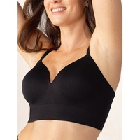 Bra Tanpa Kawat Cup 3/4 Nyaman, Push-up, Ukuran Besar, Polos, Tipis, Bahan Nilon Spandex, Untuk Semua Musim