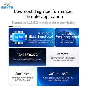 โมดูลสื่อสาร Ebyte ODM EWD104-BT57(485) แบบโปร่งใส รองรับ Modbus ความถี่ 2.4GHz BLE5.2 แปลงสัญญาณ RS485 เป็น BLE ไร้สาย - Product Image 3