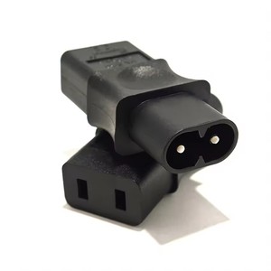 IEC320 C8 Stecker auf <span class=keywords><strong>C9</strong></span> 2-Pin Buchse Adapter 6A 250V C8 zu <span class=keywords><strong>C9</strong></span> Stromwandlerstecker - Product Image 5
