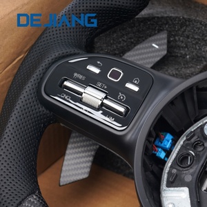 Volante in Fibra di Carbonio Opaca per Mercedes-Benz W204 W205 W207 W211 W212 W213 W221 W222 AMGC Classe <span class=keywords><strong>E</strong></span> S G, Montaggio Diretto - Product Image 5