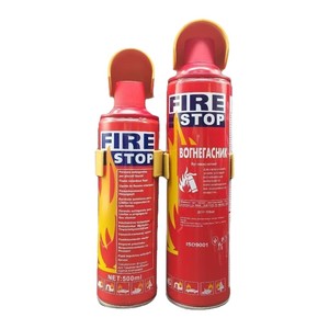 طفاية حريق للسيارات والمنازل مخصصة حسب الطلب، عالية الأداء، رغوة مائية 500 مل في علبة صفيح، توقف الحريق - Product Image 3