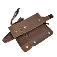 BEARKY exquis luxe en cuir véritable sac banane hommes Portable Mini ceinture polyvalente fermeture éclair utilisation quotidienne en plein air produit demandé
