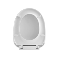Abattant de toilettes en PP de haute qualité, à fermeture douce et facile à nettoyer, pour les installations publiques, fabriqué en Chine