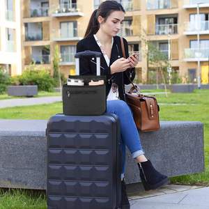 Luggage Travel Cup <b>Holder</b> with Luggage Straps Free Hand Drink Caddy Beverage <b>Bag</b> - Product Image 5