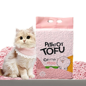 Litière pour chat en tofu personnalisée, à absorption rapide, hydrophile, en granulés, pour une absorption optimale de l'eau - Product Image 2