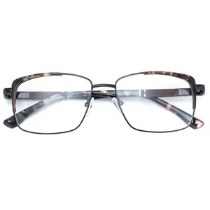 FEROCE son popüler Model Metal paslanmaz çelik malzeme optik gözlük çerçeveleri gözlük stokta