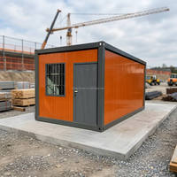 Casa Modular Desmontable de Bajo Costo con Techo en Forma de A, Resistente al Fuego, Prefabricada para Campamentos de Refugiados