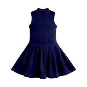 GSD3892 Venta al por mayor Nuevo conjunto de yoga estilo boutique para niñas, vestido rosa liso para niña, sin MOQ, ODM - Product Image 3