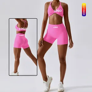 Ropa Deportiva de secado rápido, traje personalizable para correr, hacer ejercicio, Yoga, gimnasio, Fitness, nuevo diseño, 2023