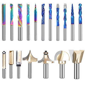 מוצק קרביד מלא קרביד 4 חליל 1/4 אינץ 'hrc55 altin מצופה cnc כלים מתכת עבודה דיוק מותאם אישית oem - Product Image 1