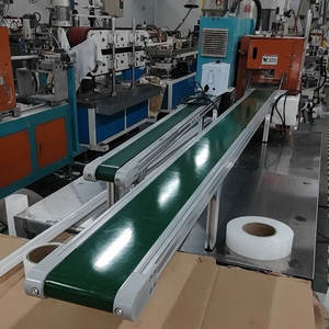 Langle Customized <strong>Mini</strong> PVC Green Flat <strong>Belt</strong> <strong>Conveyor</strong> for Industrial Assembly Production Line Aluminum Food Fruit <strong>Conveyor</strong> System - Product Image 5