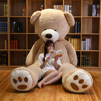 Ours en peluche géant de grande taille, 1 m, 1,3 m, 1,6 m, 1,8 m, 2 m, vente en gros directe d'usine, Saint-Valentin