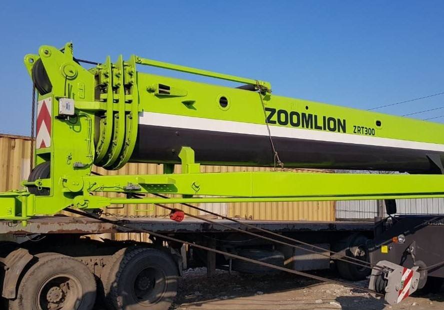 source 重型中联重科300吨corea二手粗糙地形起重机zrt300越野起重机