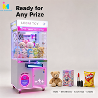 Machine à griffes commerciale à monnayeur, machine de jeu d'arcade pour peluches de 7 à 9 pouces, jeu de récompense pour enfants