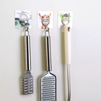 Double patères réglables en acier Crochet de porte multifonction mural pour suspendre les vêtements et les outils Articles de salle de bain adhésifs