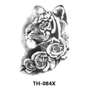 Bán Buôn Người Đàn Ông Của Nửa Cánh Tay Má<span class=keywords><strong>t</strong></span> Mẻ Tiger Wolf Lion Hoa Thiế<span class=keywords><strong>t</strong></span> Kế Không Thấm Nước Hình Xăm <span class=keywords><strong>T</strong></span>ạm Thời Tiger Cho Cơ Thể Của Trang Trí - Product Image 4