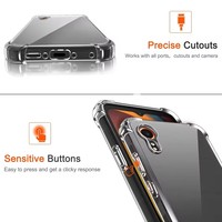 Prix le plus bas 2025 coque de téléphone en Silicone transparent pour Samsung Galaxy Xcover 7 Pro housse de Protection en TPU souple transparente