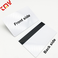 Cartes en plastique intelligentes vierges faites sur commande de PVC de Cr80 30Mil Rfid avec la bande magnétique de 1/2 "Hico pour le crédit/cadeau/insigne d'identification de photo/adhésion