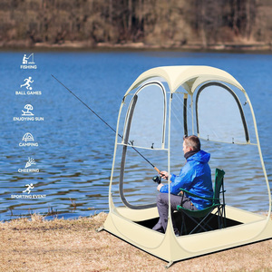 Vente directe usine – Tente de sport transparente 360° à vue panoramique en PVC, abri transparent quatre saisons imperméable et résistant aux intempéries pour <span class=keywords><strong>camping</strong></span> rapide - Product Image 4